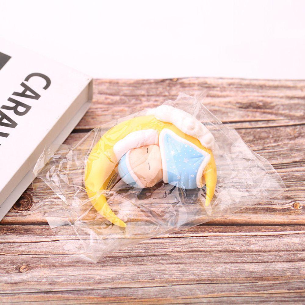 Ornaments Figure Tos Action Figure Sleeping Baby Moon Doll Car Dashboard Ornament Cake Decoration
