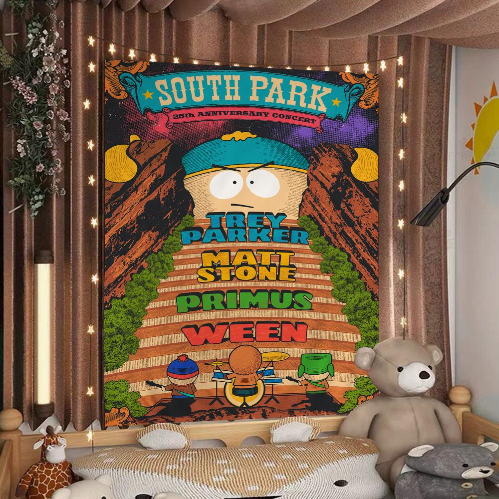 CartoonSouthparkS Cartoon Tapestry Wall Hanging Decoration Household Home Decor