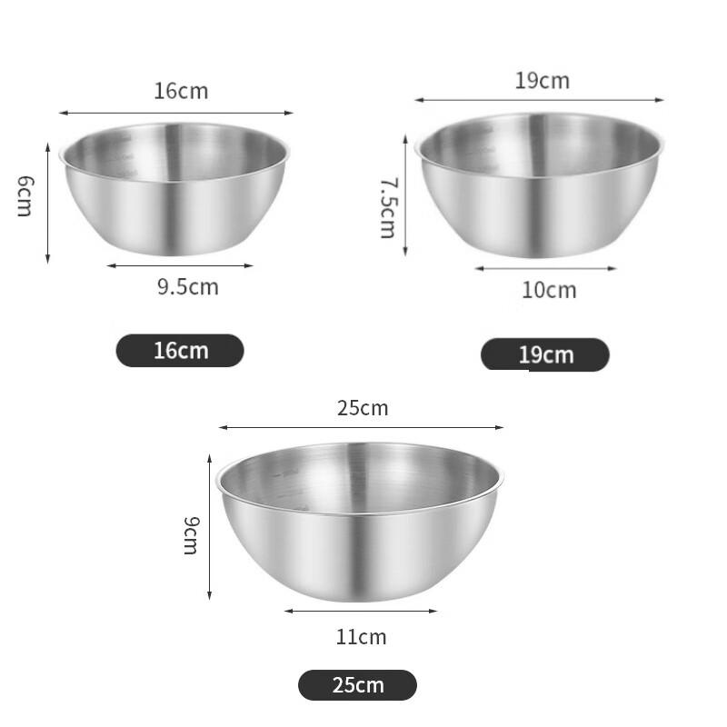 DREAM Stainless Steel Mixing Bowl Sets