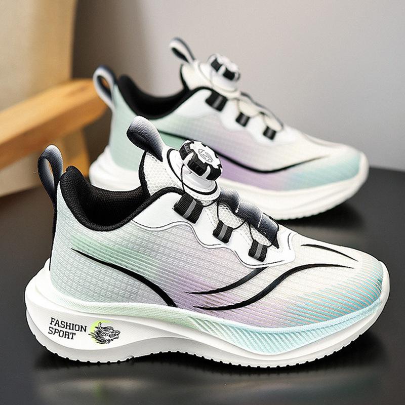 Girls' Sports Shoes New Autumn Shock-absorbing Running Shoes Children's Shoes Girls Soft-soled Lightweight Running Shoes Spring and Autumn