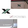 1Pc X XPOWER Logo 3D Metal Exteior Auto Side Trunk Sticker Badge Emblem Car Styling For MG 5 6 7 ZS HS GS 3 TF 5 RX5 GT Accessories