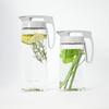 Wilmax Pitcher with Lid and Gasket Can Be Placed Vertically or Horizontally EMBALANCE Seamless Pitcher S T22432 Made In Japan Handle, Integrated, /