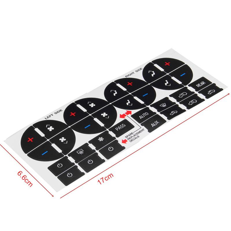 Car Button Repair Sticker Various Styles Car Stickers