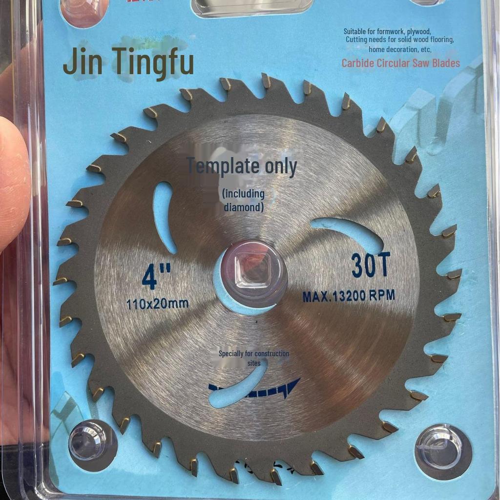 Taşınabilir Testereler için 4 İnç Karbür Marangozluk Testere Bıçağı