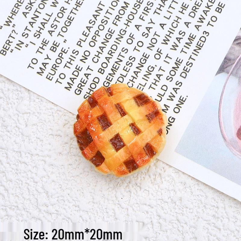 Cartoon Resin Chocolate Candy Hair Clip & Croc Charms DIY Ornaments