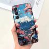 Japan Berg Fuji Kirschblüte Handyhülle Silikon Weich Für Samsung Galaxy A73,31,32,72,41,53,52,71,22,5G,Note,J7,8,9