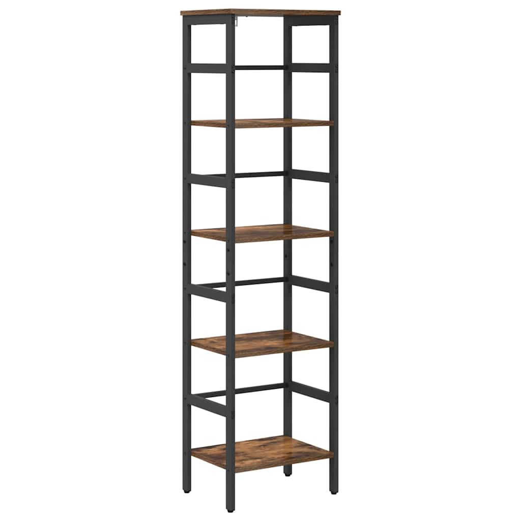 Bookshelf Smoked Oak 40 x 29.5 x 149 cm Particleboard