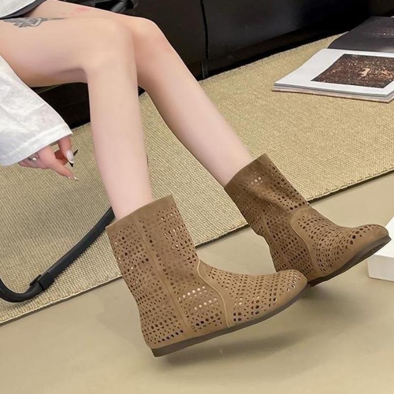 

Модные балетки женские сандалии летние полые уютные ботинки для ходьбы повседневная мода женская обувь 2025 новый тренд женские кроссовки дышащие 40 хаки