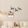 Love You Bye Sign Above Door, Wall Art Decor, Express Love and Warm for Your Family, Boho Walls Decor, Wall Decorate Living Room for