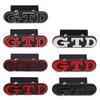 3D Metal GTD Logo Car Rear Trunk Badge Sticker Front Grill Emblem For Polo GTD MK4 MK5 MK6 MK7 Golf 4 5 6 7 Auto Accessories