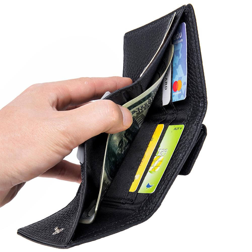 New niche design short wallet women's fashion three-fold wallet mini Japanese multi-card card bag tide