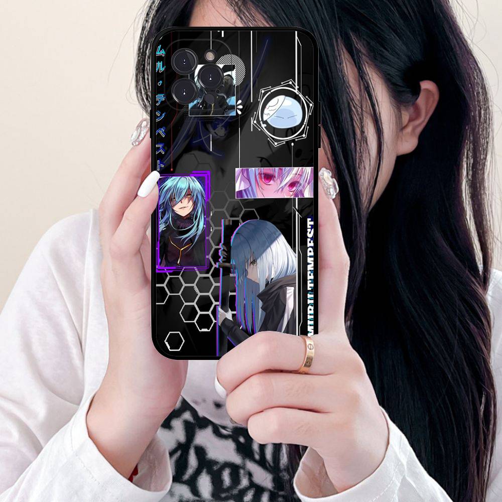 Slime Anime Rimuru Tempest Phone Case For IPhone 16 15 14 13 12 Mini 11 Pro XS Max X XR SE 6 7 8 Plus Soft Silicone Cover