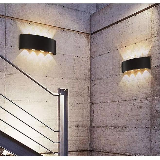 Stock Available Outdoor Garden Patio Decorative Exterior Up Down Light Led Minimalist Wall Lamps for