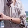 BE/GINS LA LIGNE TWOSOME BRACELET ORANGE DOT