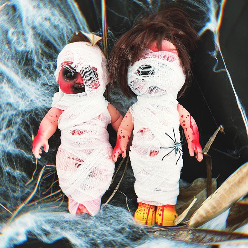 Halloween Hanging Ghost Doll Pendant Haunted House Props Children's Gifts Party Decoration Supplies Horror Ghost Zombie Baby