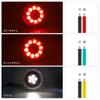 Biqing Round Trailer Tail Lights, 16 LED Truck Rear Brake Stop Lights Waterproof Lamp