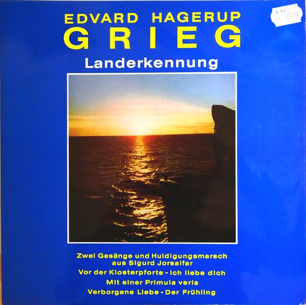 

LP Record EDVARD GRIEG - Landerkennung G40101 Garnet Germany Classical Used