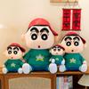 Shin-chan Plush Toy & Cute Casual Sweatshirt: Anime-Inspired Birthday Gift & Sleeping Pillow for Kids