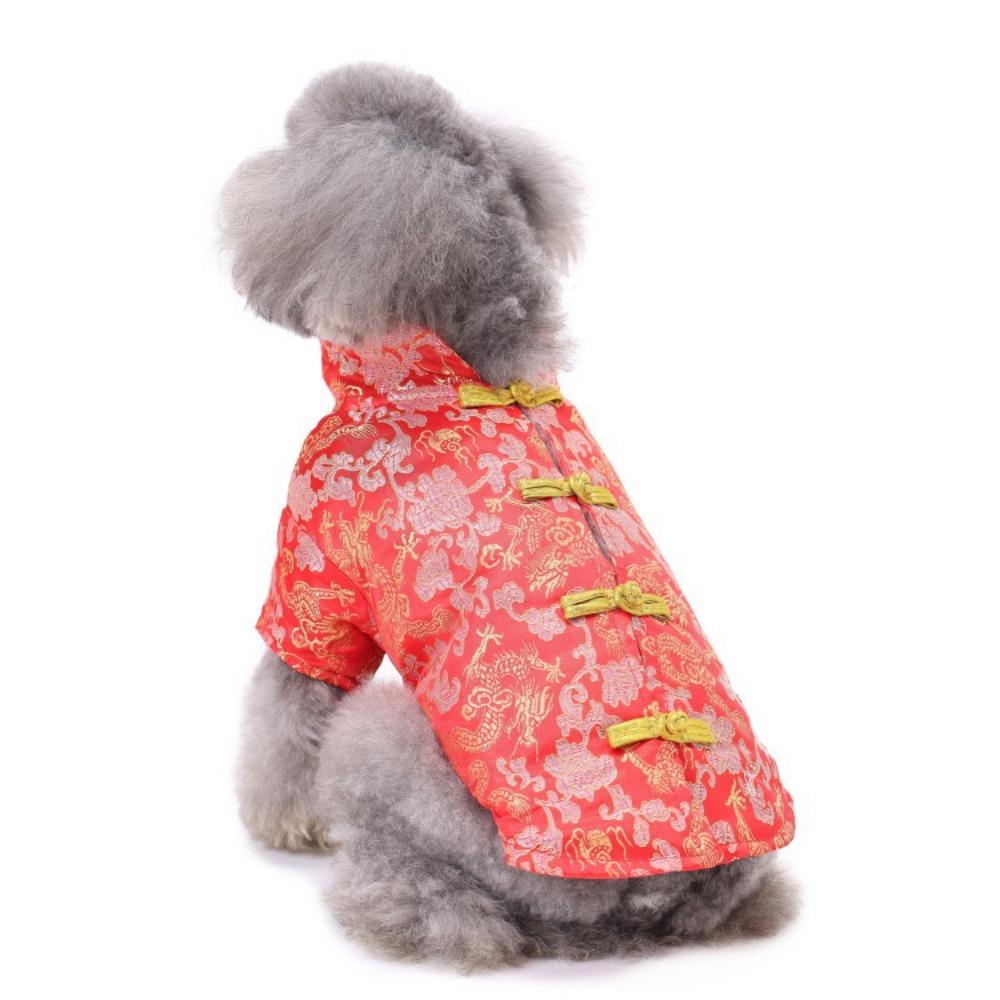 Tang suit pet clothes new Chinese groom wedding clothes cat dog universal wedding festive pet clothes