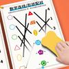 60 Pages Math Counting Flash Cards & Workbook, Within 10 Addition Subtraction Learning Toy, Reusable Pen Control Set