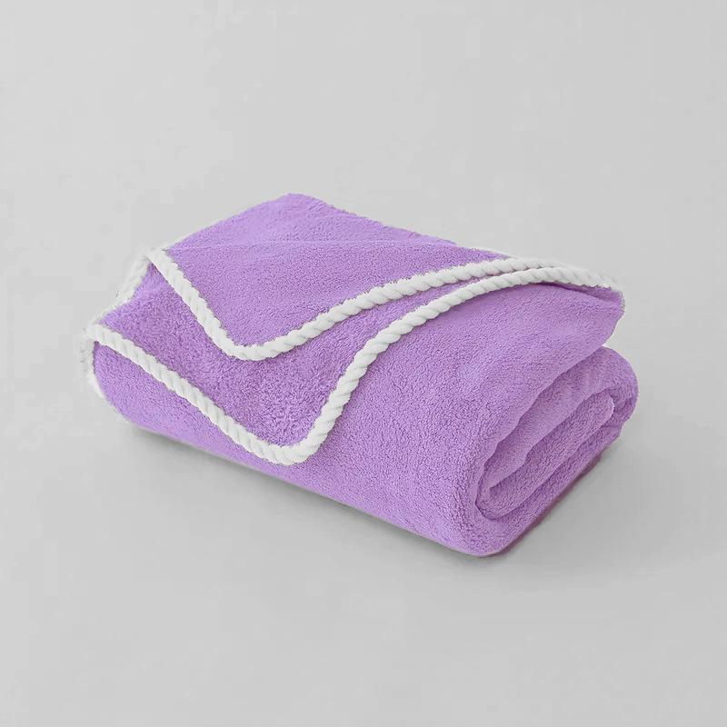 190*80 Großes Badetuch, Korallenfleece-Tuch Wasserabsorbierendes Weiches Badetuch