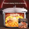 Supor Good Helper Aluminum Pressure Cooker with Steamer Rack