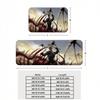 Halflife Flannel Kitchen Mat Christmas Soft Area Rug Non Slip Floor Carpet Home Decoration