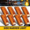 8x LED Side Marker Lights RV Truck Trailer Clearance Light Lamp Waterproof EOA