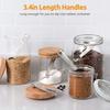 Stainless Steel Measuring Spoon Set, Including American and Metric Measuring Spoons, for Measuring Dryness and Liquid Compositio