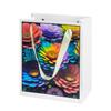 10 Pieces Multicolors Paper Bags Stylish Holiday Present Storage Pouches Handmade Assorted Color Gift Bag with Handles