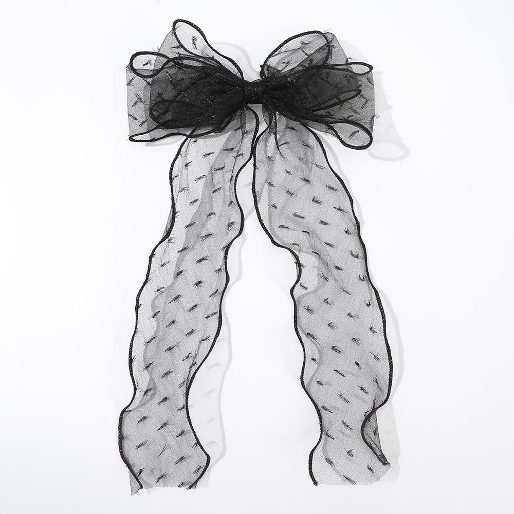 Long Ribbon Hairpin Large Barrette Bow Hair Clip For Women Girls Hairgrip Headwear Hair Accessories