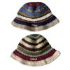 Japanese Style Cap Floppy Bonnet Crochet Stripe Hat Female Fashion Fisherman Hat