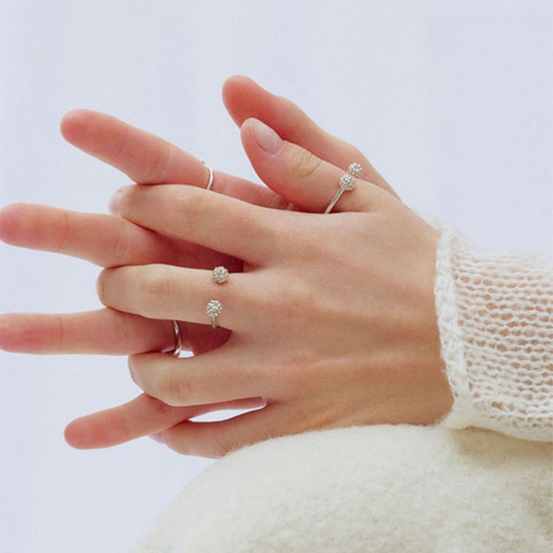 LUMIAH DOUBLE S THREAD BALL OPEN RING