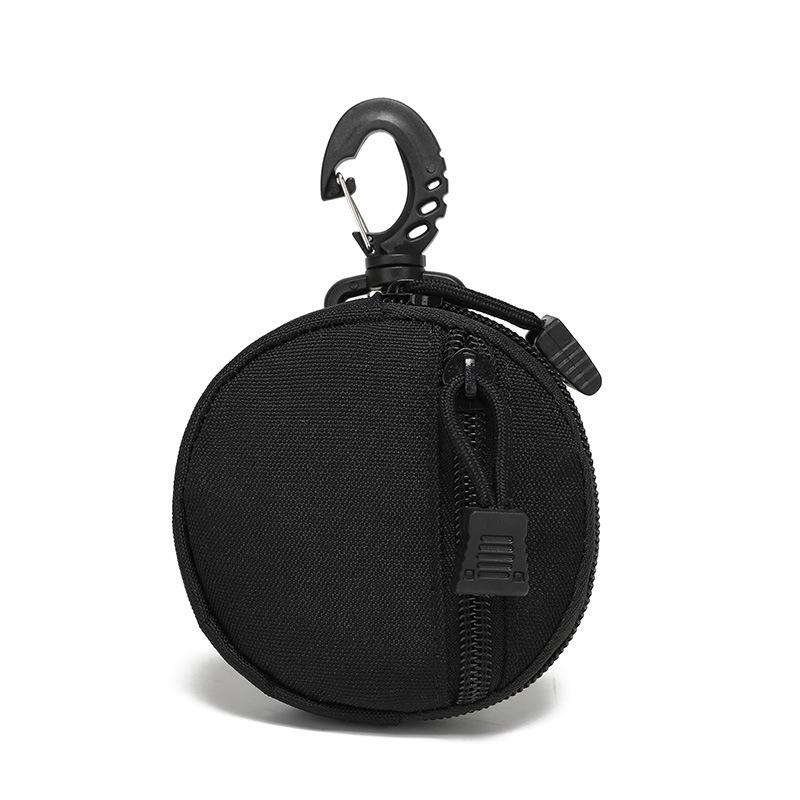 

Compact Water-Resistant Travel Pouch with MOLLE Attachment & Key Holder One Size