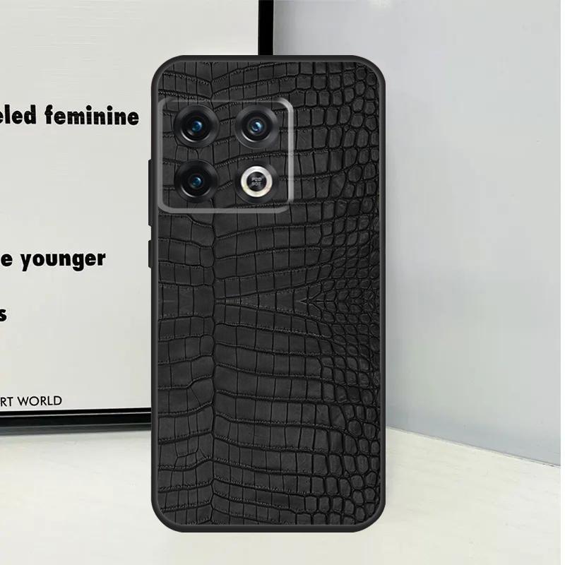 Krokodilmuster-Druck Für OnePlus Nord 5 CE 4 2 3 Lite N20 N30 Hülle Für OnePlus 13R 13 12 11 9 10 Pro 10T 12R 13T
