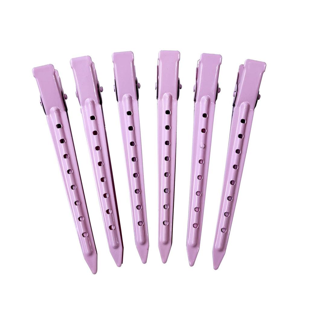 8-Hole Colored Hair Sectioning & Styling Clip for Barbering - Volumizing Root Hairpin