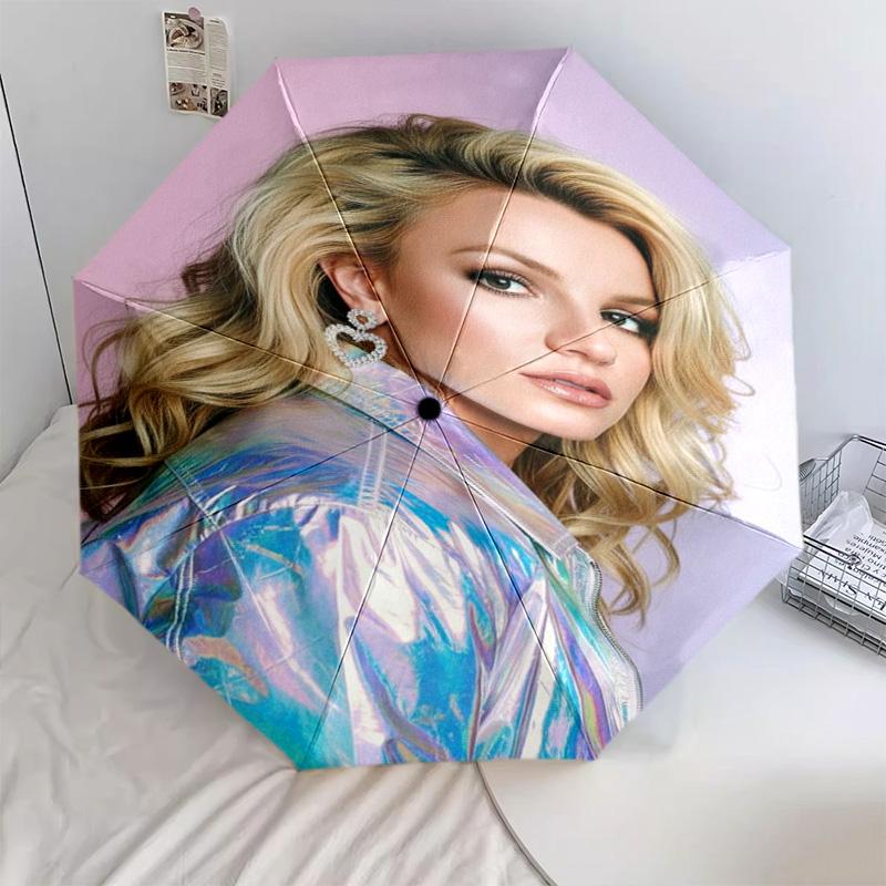 Britney Spears Automatic Umbrella - Suitable Travel Outdoor Portable Umbrella Birthday Gift Daily Essentials