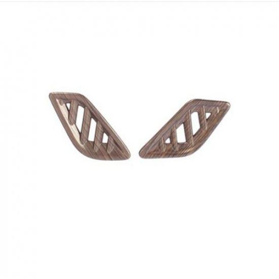 Peach Wood Grain Dashboard Air Outlet Vent Cover Trim For Nissan Rogue -2024