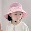 Mesh Boys Girls Sunhat Cartoon Animal Fisherman Caps Casual Baby Bucket Cap  3-8y