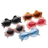 Sunglasses, Polygonal Water Chestnut Multicolor Retro Sunglasses Women, Cat Eye Sunglasses