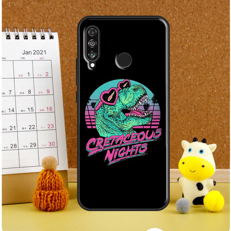 Cute Dino Dinosaur For Huawei Nova 12i 12s 7i 8i 11i 11 9 10 SE Y60 Y61 Y70 Y72 Y73 Y90 Y91 P30 P40 Lite Case