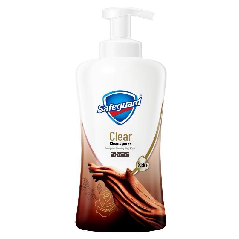 

Safeguard Deep Ebony Rose Foaming Shower Mousse