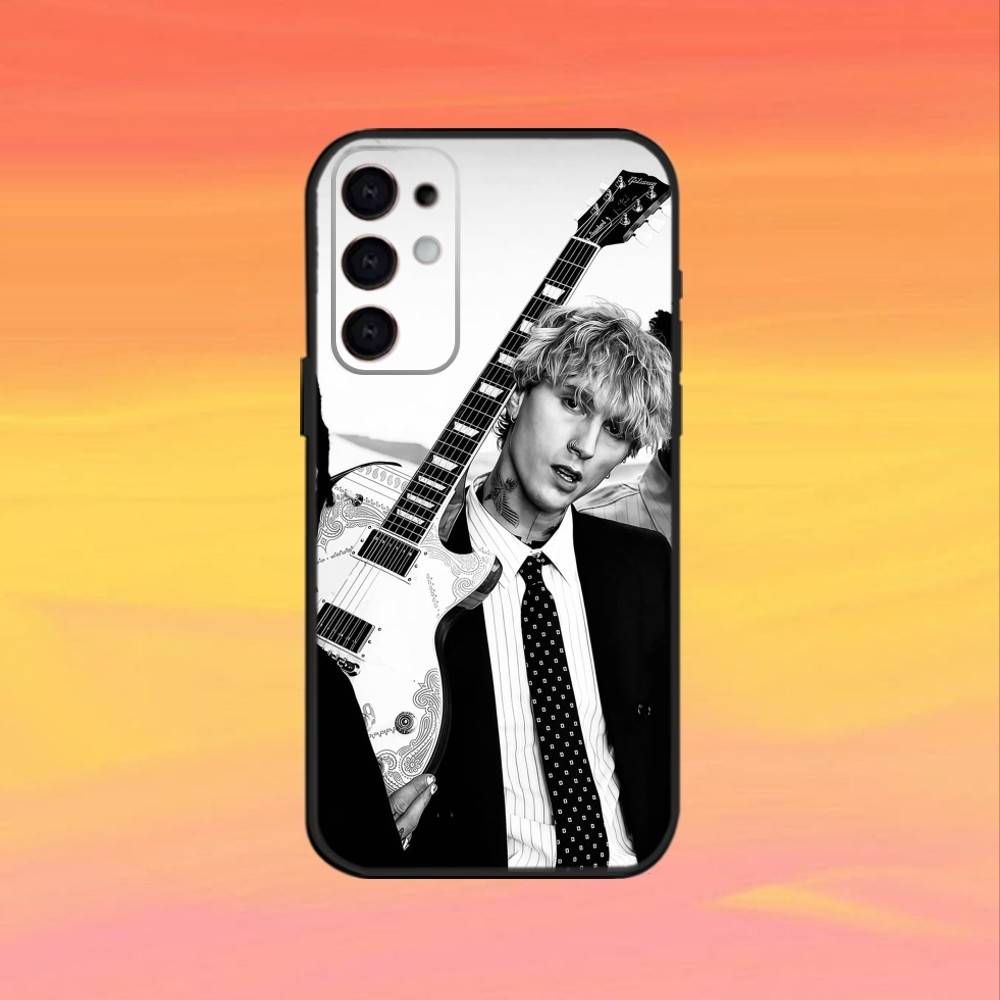 M-MGK Machine Gun Kelly Handyhülle Für Samsung S25,24,23,22,30,21,10,9,Ultra,Plus,FE 5G Schwarze Weiche Hülle