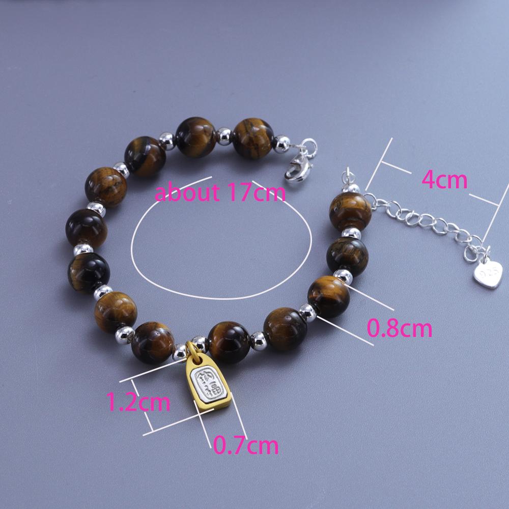 8mm Natural Stone Bracelet Multicolor Quartzs Amethysts Hematite Tiger Eye Beads Bracelets for Women Jewelry