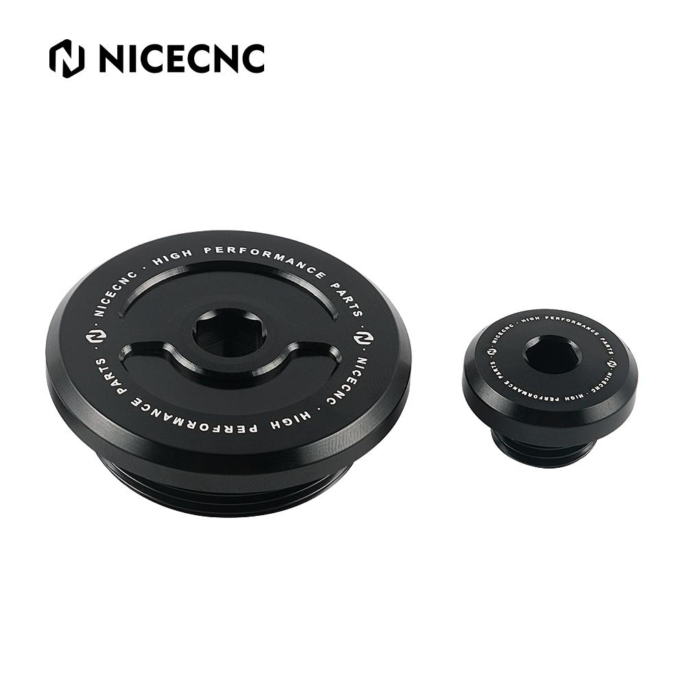 NICECNC Aluminum Crankcase Cover Plug For Yamaha Raptor 700 700R YFZ450R 450X YZ250F 450F 250FX 450FX WR250F 450F Grizzly Kodiak