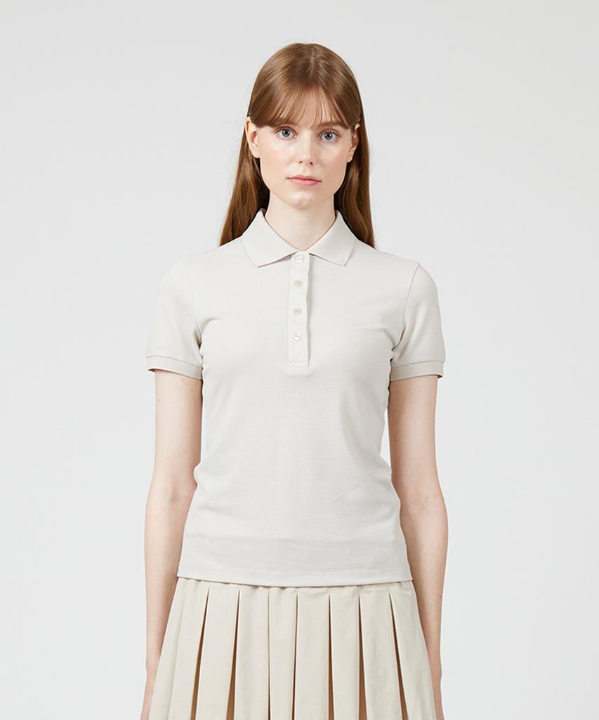 A Ben Women'S Paper Light Polo Shirt Beige