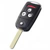 Xjmynb For Honda Acura Civic Dio Accord Jazz Odyssey Crv Hrv 2/3/4 Buttons Replacement Flip Remote Car Key Shell Case Housing