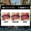 Maybelline New York Color Sensational Creamy Matte Lippenstift 3,9g Intensiv Feuchtigkeitsspendend Farbton 660 Touch of Spice