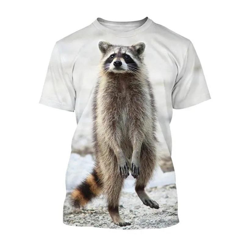 Animal 3D Print T-Shirts Men Women Casual Fashion Streetwear Oversized Short Sleeve T Shirt Kids Tees Tops Man Clothing