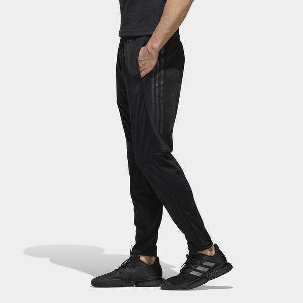 Adidas 3-Stripes Knit Pants Men Bottoms Black FS3770